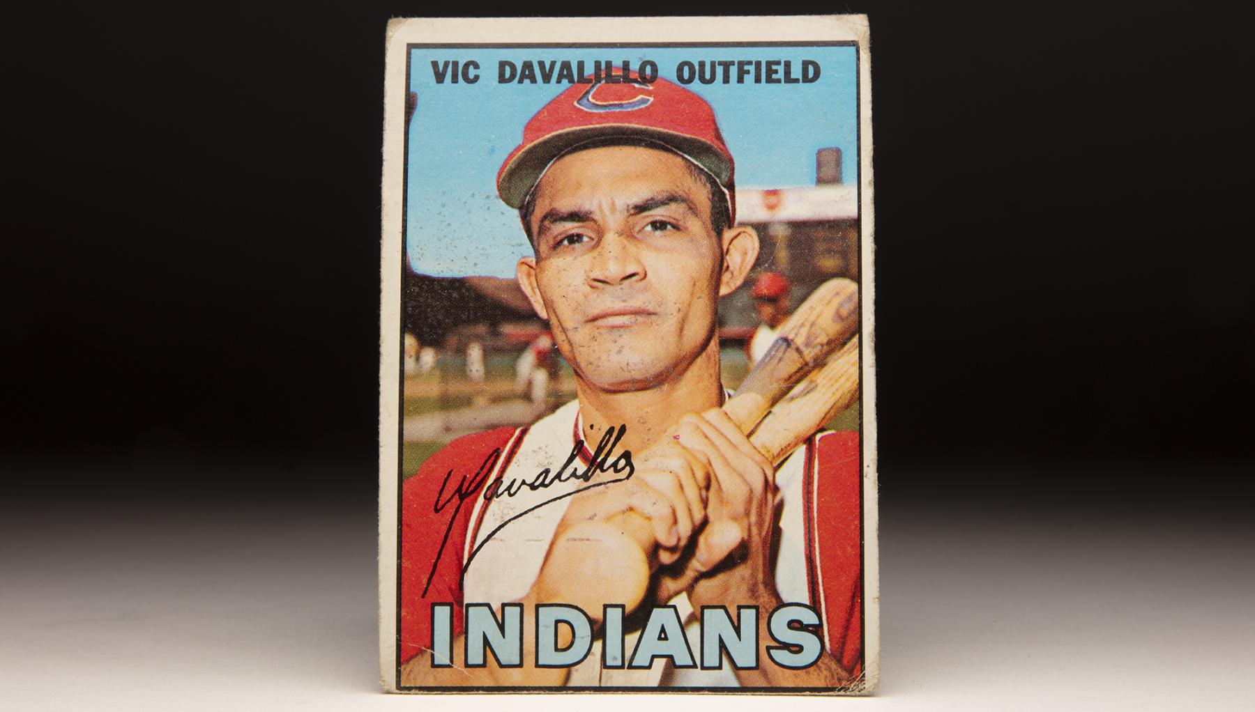 Cardcorner 1967 Topps Vic Davalillo Baseball Hall Of Fame 5832